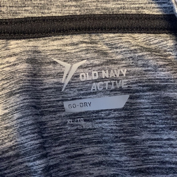 Old navy active Go Dry long sleeve 3/4 zip performance dri fit size XL blue gray - Picture 2 of 4